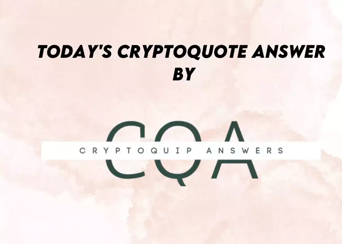 cryptoquote-answer-today