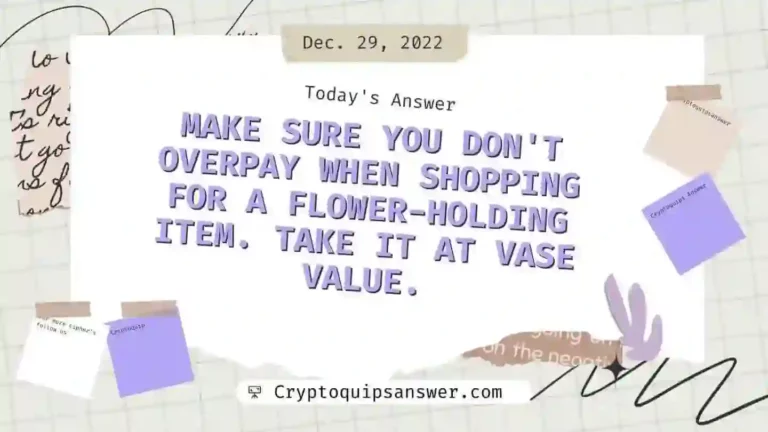 Cryptoquip Answer for 12/29/2022