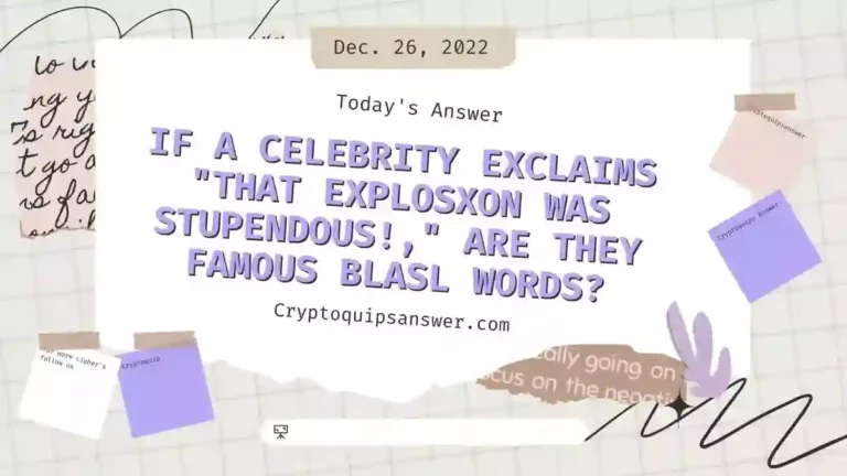 Cryptoquip Answer for 12/26/2022