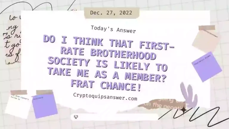 Cryptoquip Answer for 12/27/2022