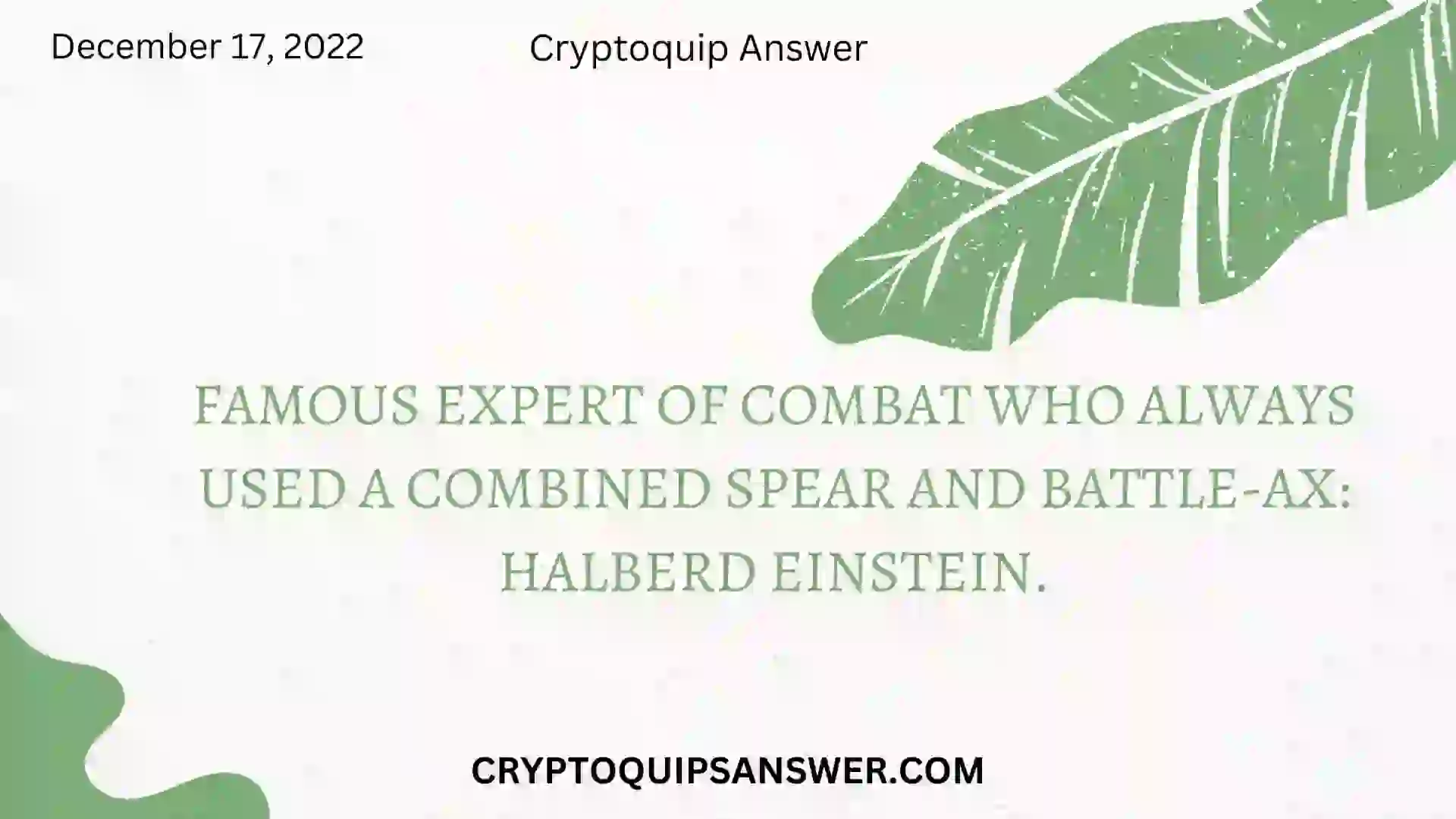 cryptoquip answer for december 17