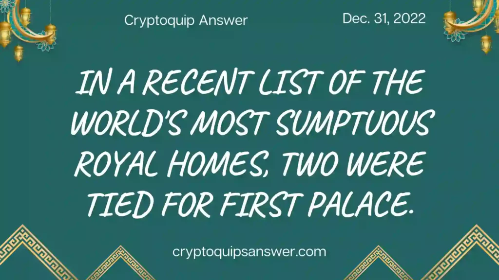 cryptoquip answer december 31, 2022