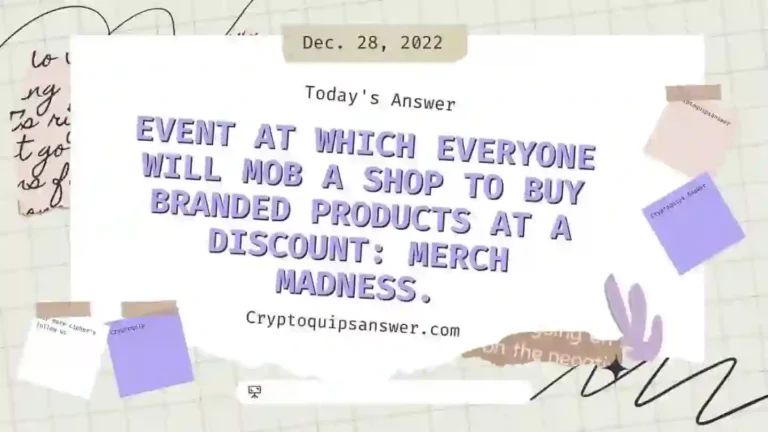 Cryptoquip Answer for 12/28/2022