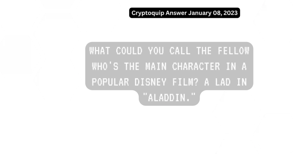 cryptoquip answer january 08, 2023